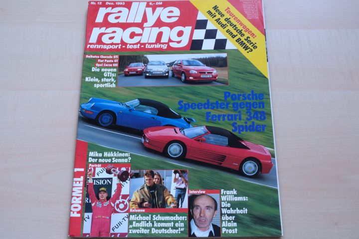 Deckblatt Rallye Racing (12/1993)